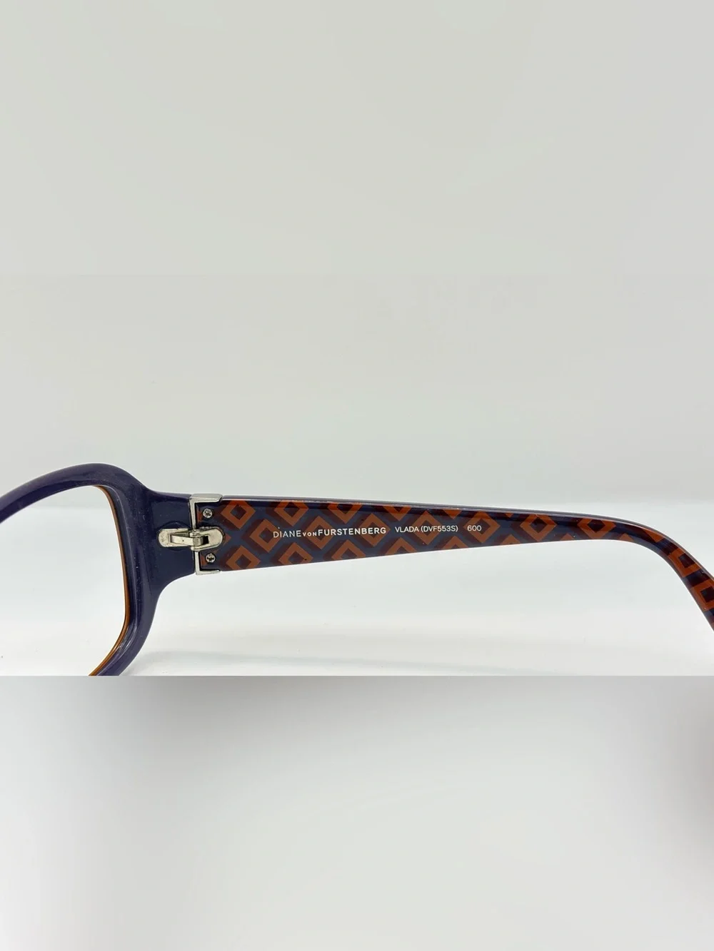 Diane Von Furstenberg Vlada DVF553S Burgundy Oval Sunglasses Frames Only